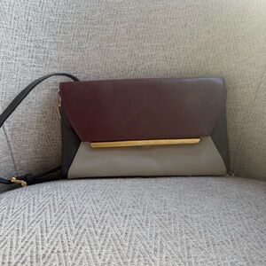 Furla by Saks Fifth Avenue Elegant Tri-Color Crossbody Bag
